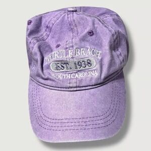 Myrtle Beach South Carolina Purple Lilac Hat Baseball Cap B